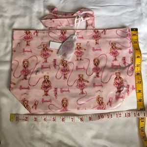 Harrods ballerina small tote